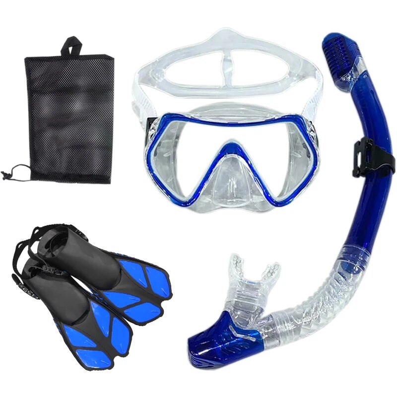 Snorkel Diving Mask and Goggles Diving Swimming Tube Set Adult Unisex - My Store