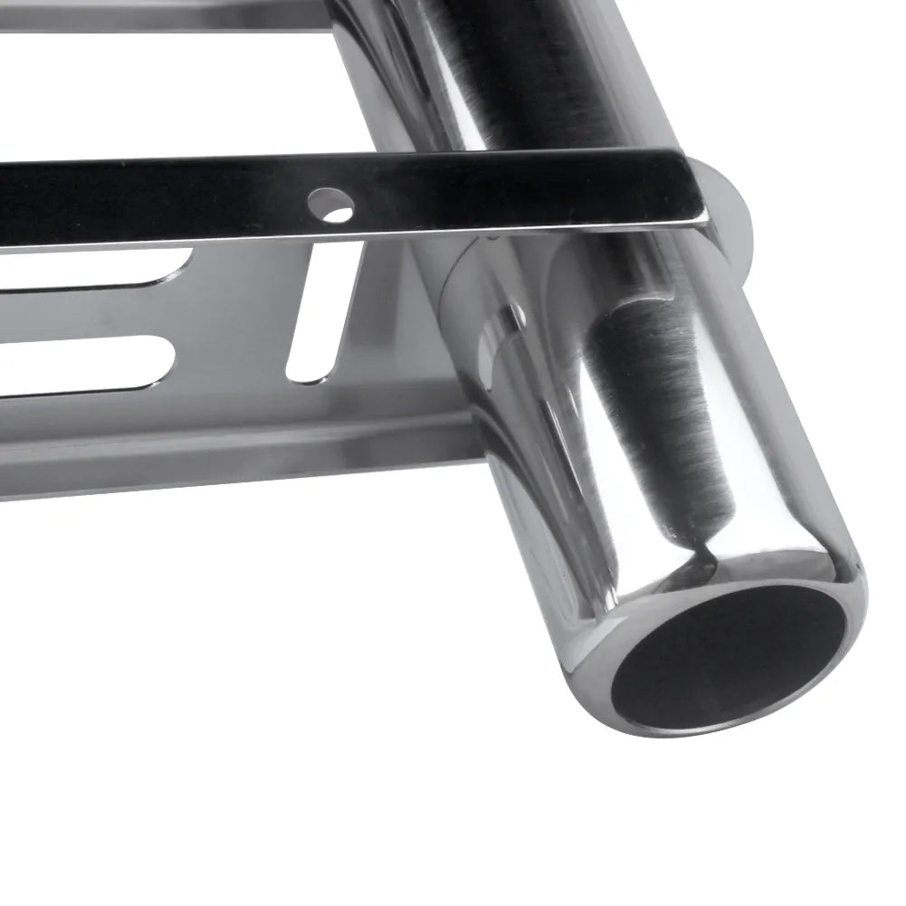 Marine Boat Yacht Accessories Stainless Steel 3 Tube Fishing Rod Storage Holder Rack & Boat Organiser