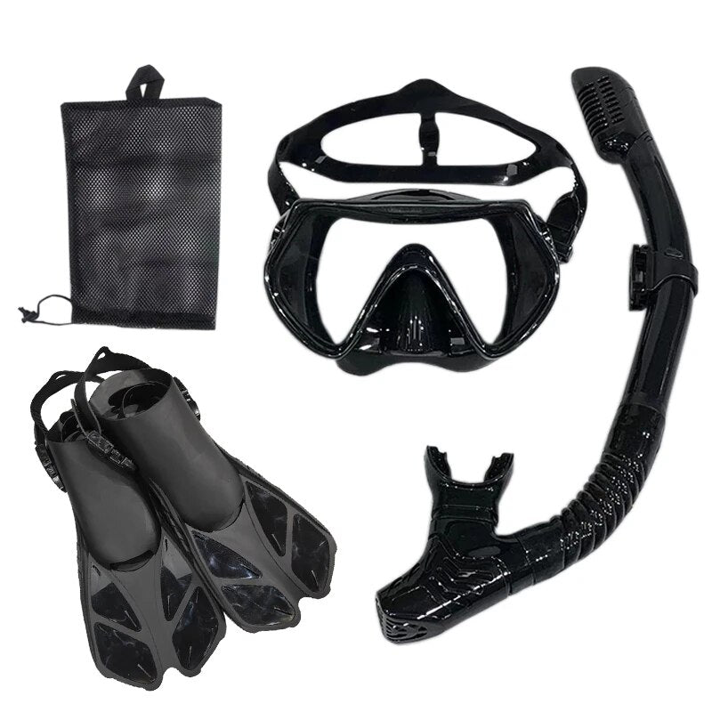 Snorkel Diving Mask and Goggles Diving Swimming Tube Set Adult Unisex - My Store