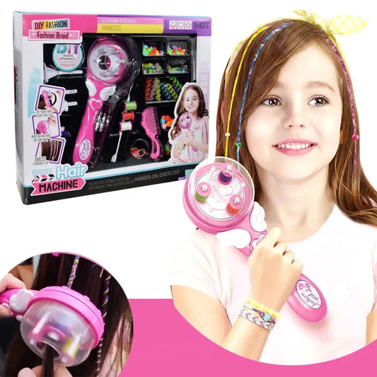 Automatic Hair Braid Kits Tool Electric Children DIY Braiding Hairstyle Twist Machine Makeup Toys For Girl