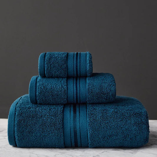 Egyptian Cotton Towel Set Bath Towel And Face Towel