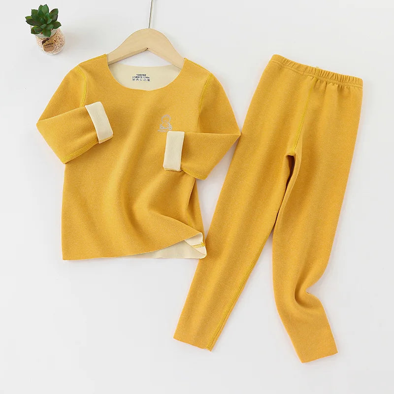 Children's autumn suit thermal underwear boys and girls pajamas