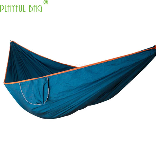 Nylon twin hammock lovers hammock Outdoor camping Essentials for aerial hammock 210T Nylon spinning High strength bands ZI21