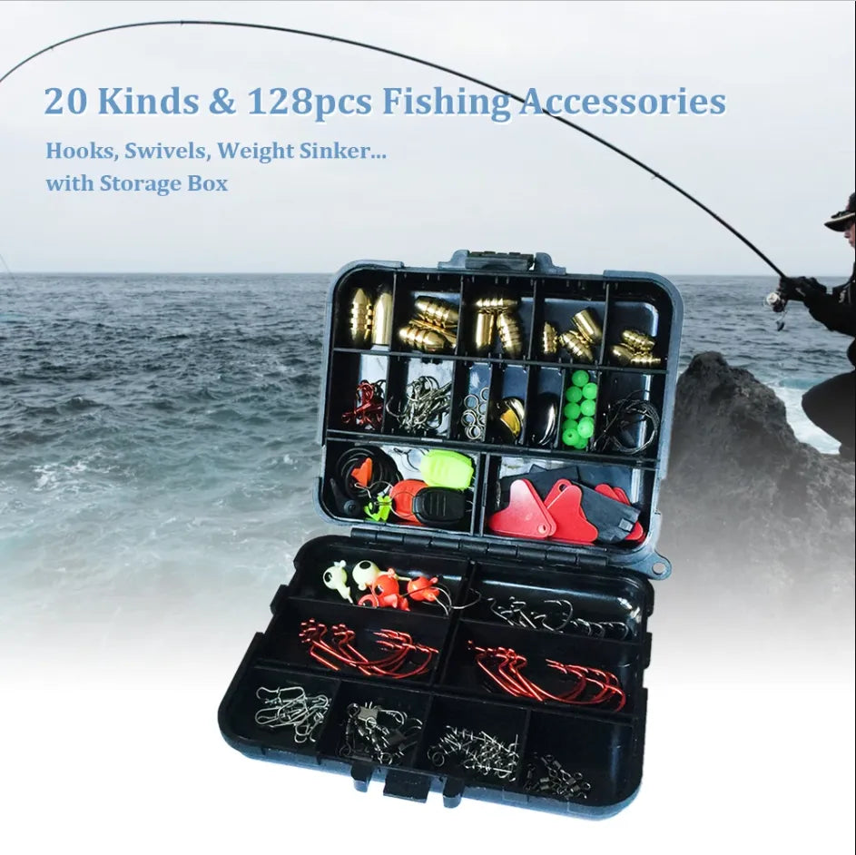 128 pcs/boxes Fishing Accessories - My Store