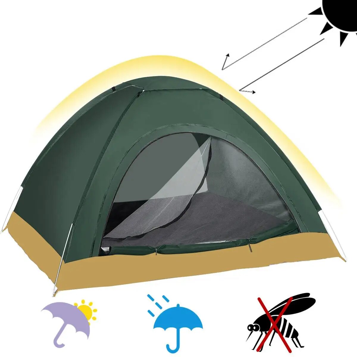 Quick Automatic Opening Tent 2-3 People - My Store