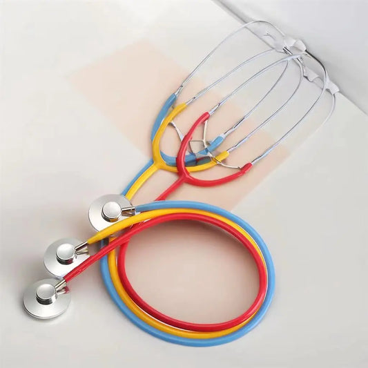 Stethoscope Simulation Of Children Stethoscope Over The Family Science Doctor Play Tools