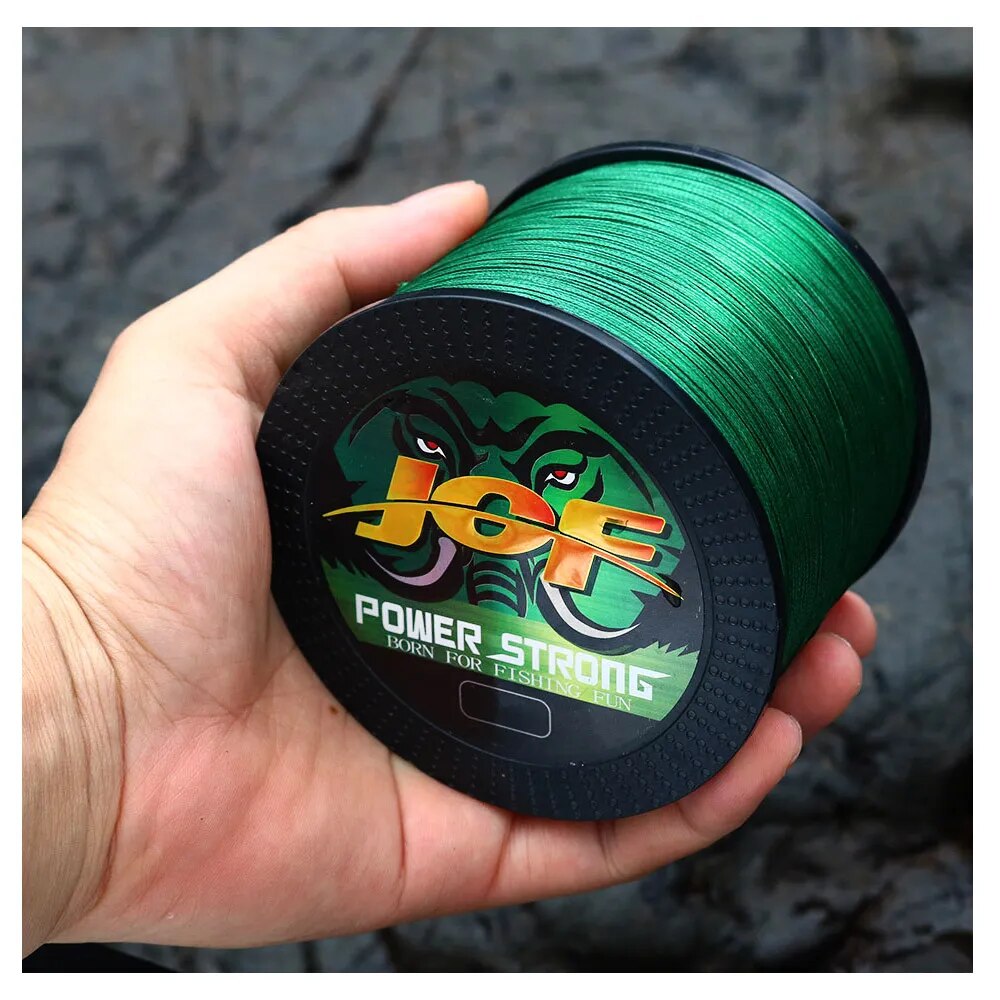 JOF X12 Carp Fishing Line 300M 500M 1000M 100M 12 Strands Braided  PE Wire Super Strong Durable Smooth Tackle - My Store