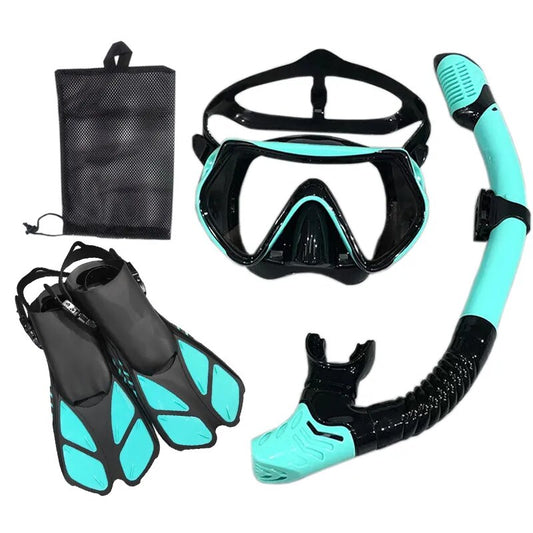 Snorkel Diving Mask  and  Goggles Diving Swimming Tube Set  Adult Unisex - My Store