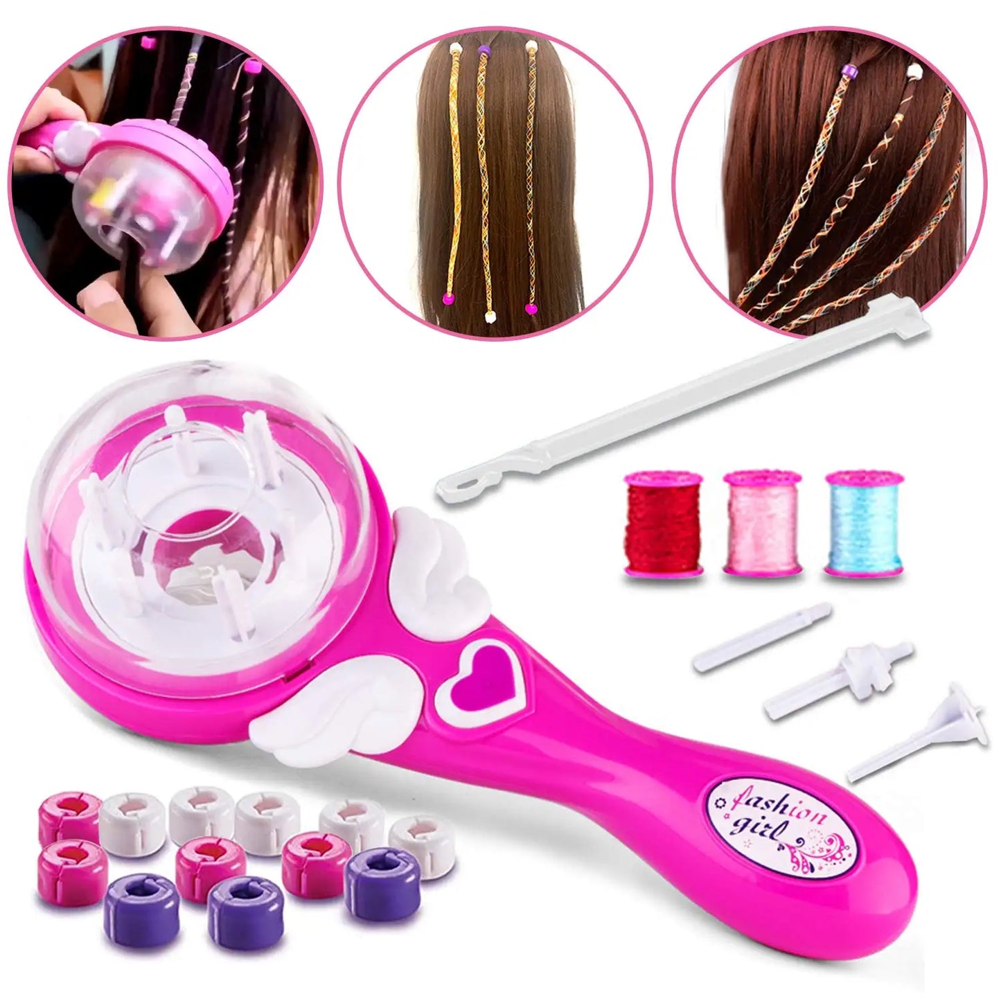 Automatic Hair Braid Kits Tool Electric Children DIY Braiding Hairstyle Twist Machine Makeup Toys For Girl