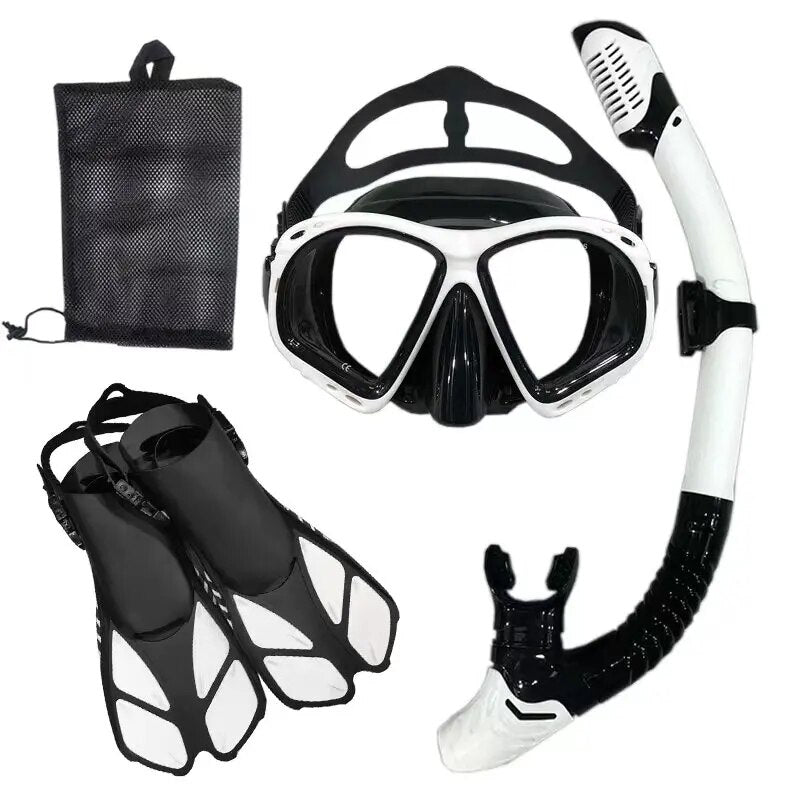 Snorkel Diving Mask  and  Goggles Diving Swimming Tube Set  Adult Unisex - My Store