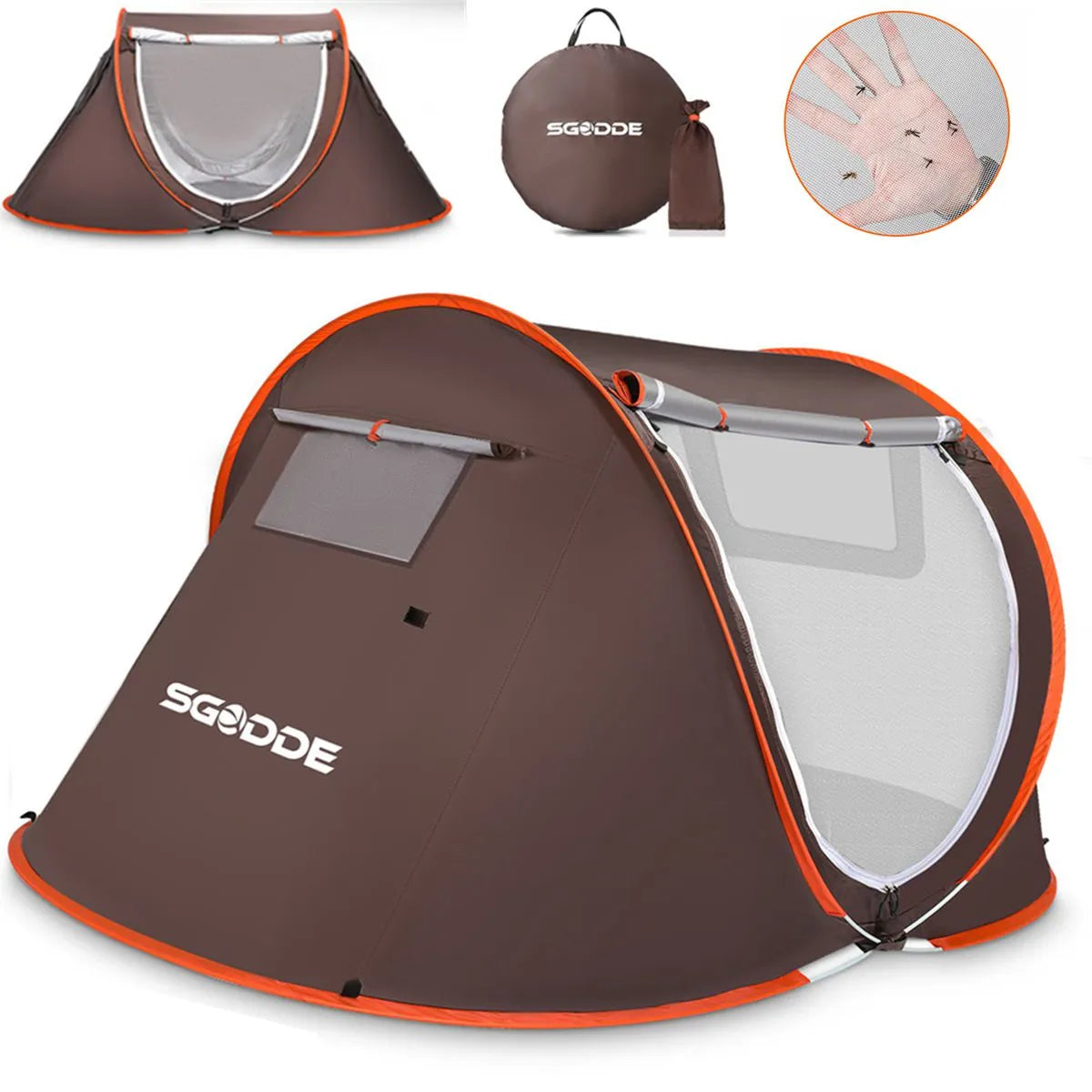 Automatic Camping Tent 2 Person Outdoor Family Instant Setup - My Store