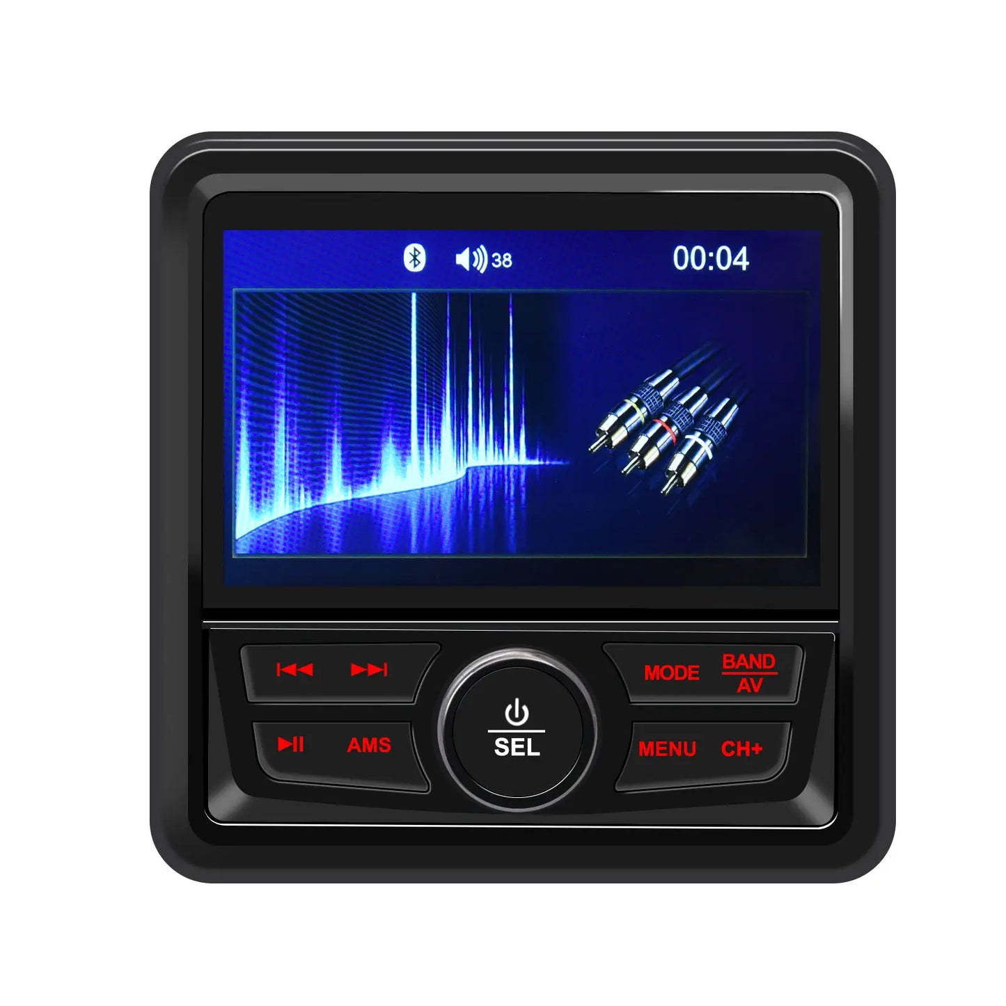 Marine Stereo Radio With Bluetooth Waterproof Moto Audio Boat Car MP3 Player Auto Sound System FM AM Receiver For SPA UTV ATV