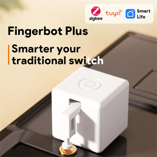 Tuya Zigbee Finger bot Switch Button Pusher Smart Life Timer Voice Control Works with Alexa Google Assistant