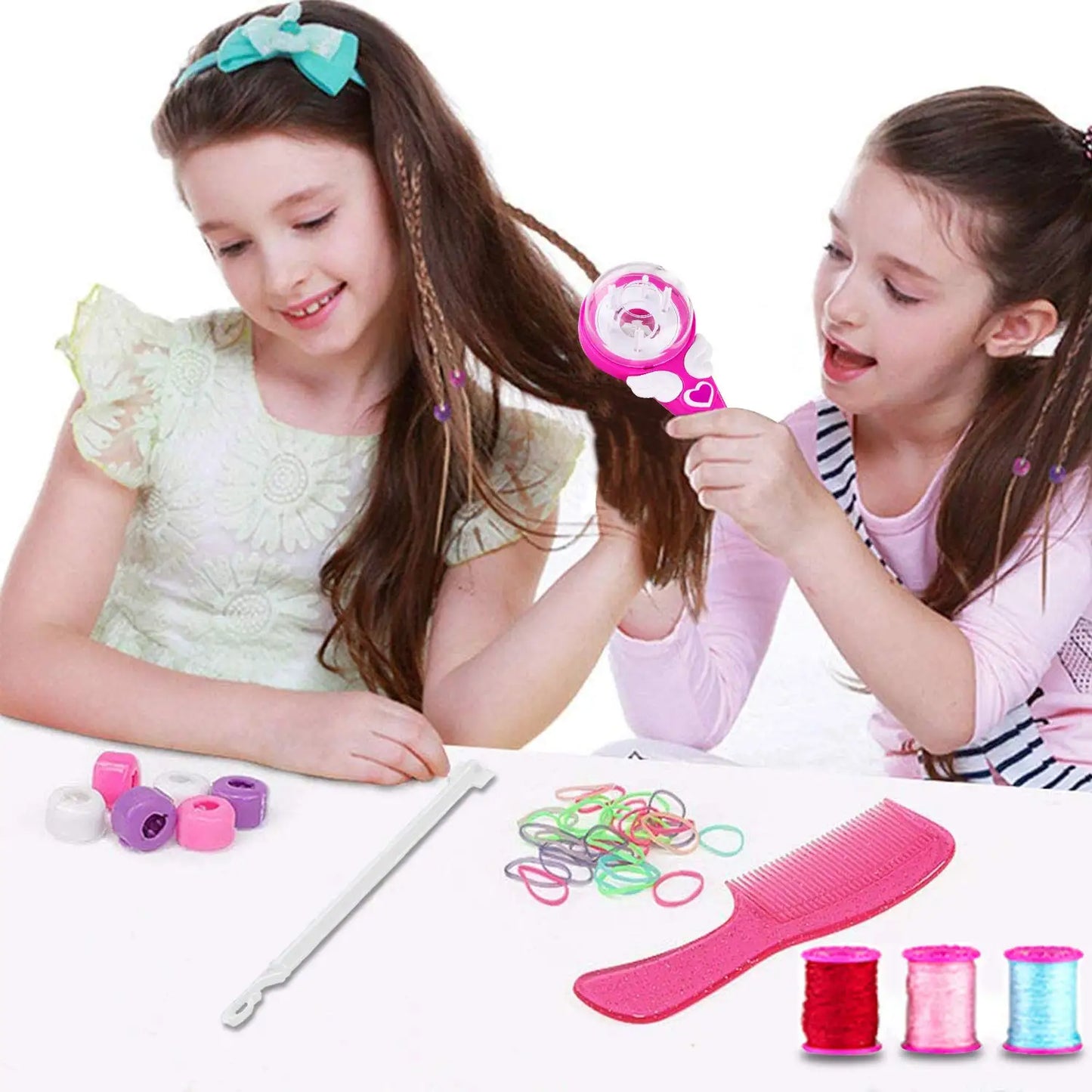 Automatic Hair Braid Kits Tool Electric Children DIY Braiding Hairstyle Twist Machine Makeup Toys For Girl