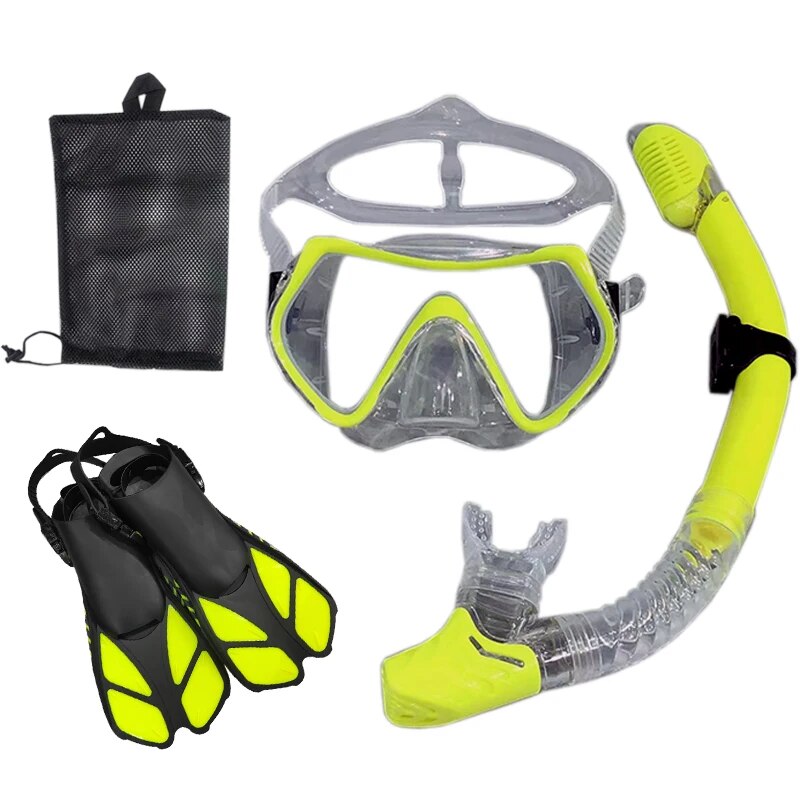 Snorkel Diving Mask  and  Goggles Diving Swimming Tube Set  Adult Unisex - My Store