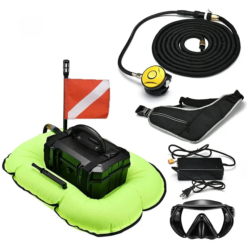 Deepest 15 Meters 3-5.5 Hours Scuba Diving Snorkel Equipment Trap Mobile Ventilator Underwater  Winter Ice