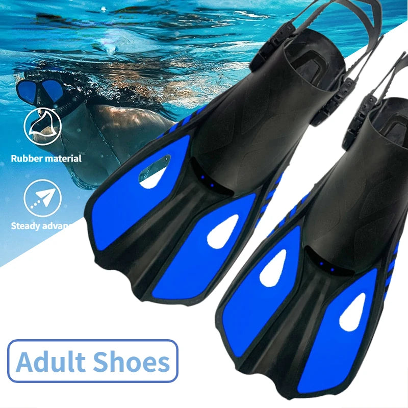 Flipper Silicone Professional Scuba Diving Fins Short Men women Snorkel Swimming Fins Kids Flippers