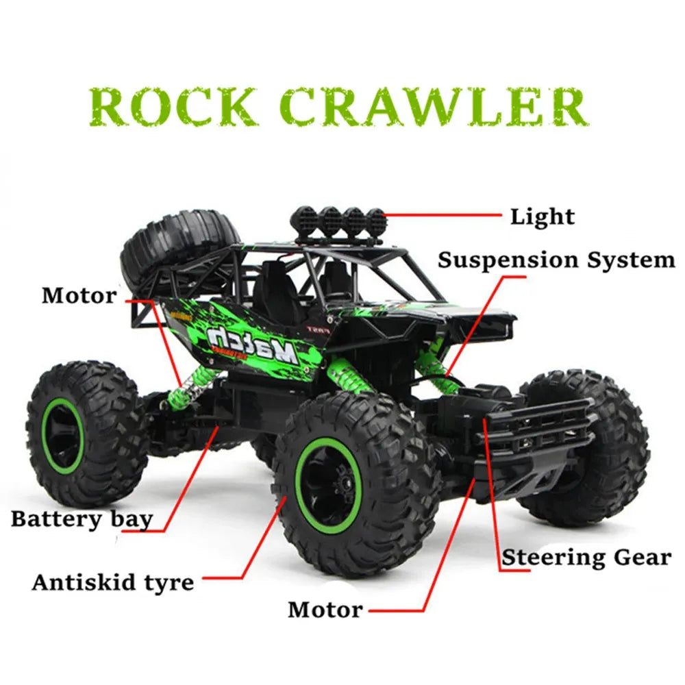 1:12 / 1:16 4WD RC Car 2.4G Radio Control Car Buggy Off-Road Trucks Boys Toys for Children