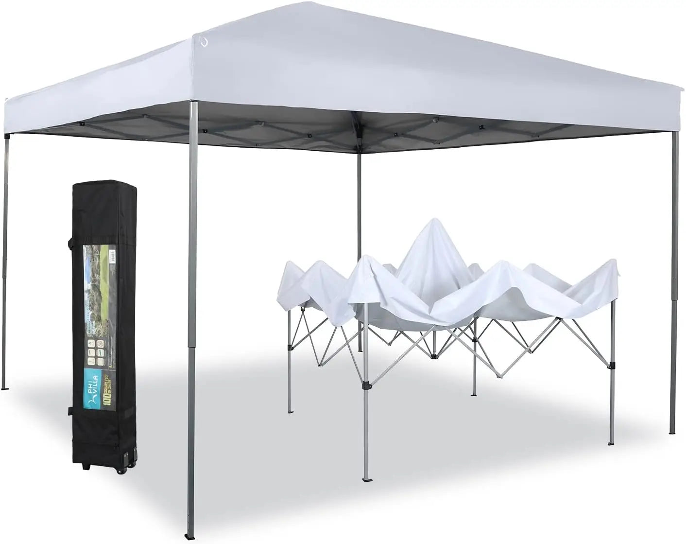 Outdoor Pop up Canopy 10'x10'/12'x12'/13'x13' with Sidewalls Tent Camping Sun Shelter-Series Party Tent, Shade for Patio Outdoor