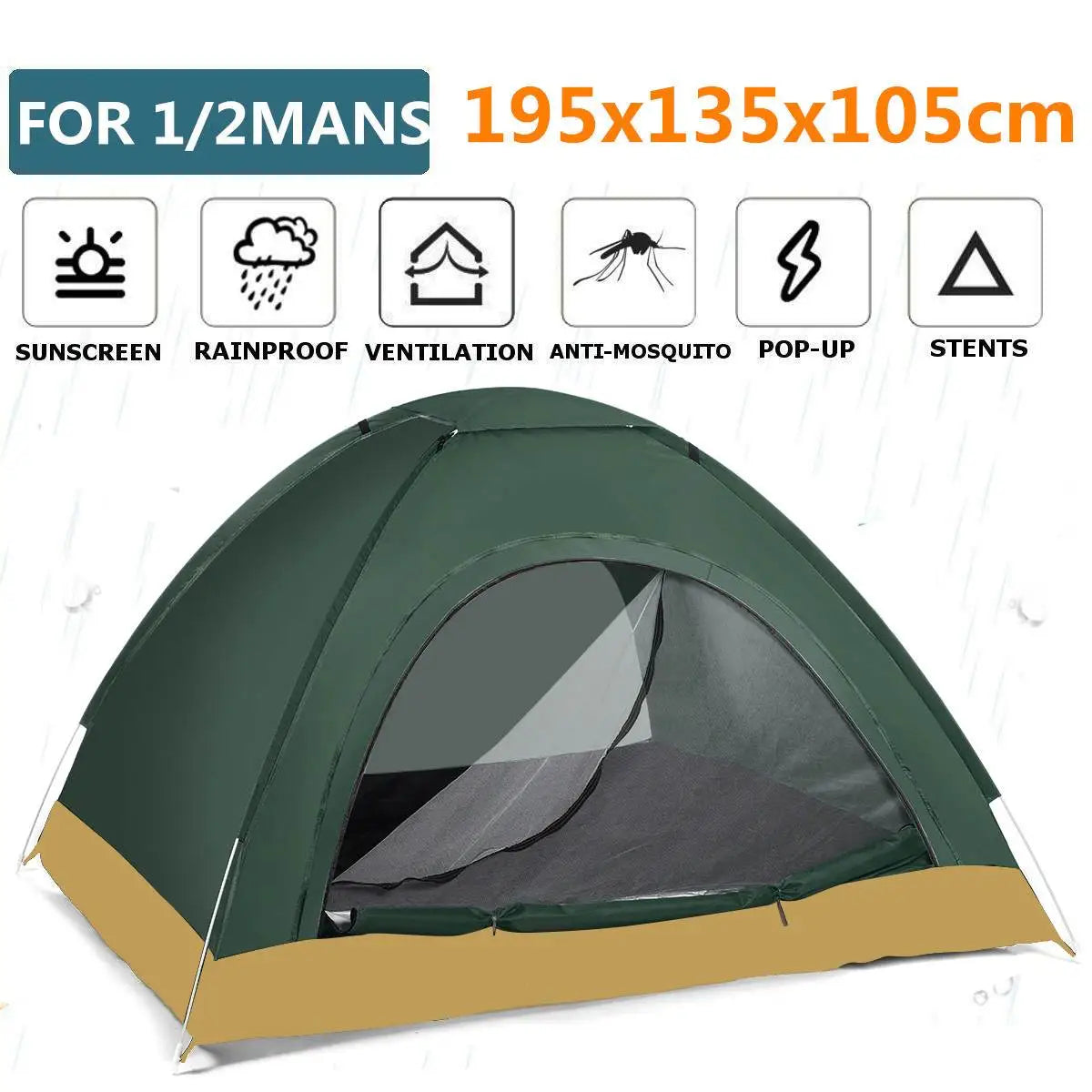 Quick Automatic Opening Tent 2-3 People - My Store