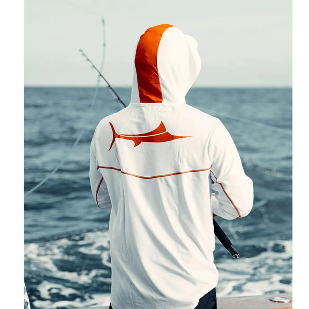 Hoodies Gear Men Fishing Long Sleeve Hooded Shirts - My Store