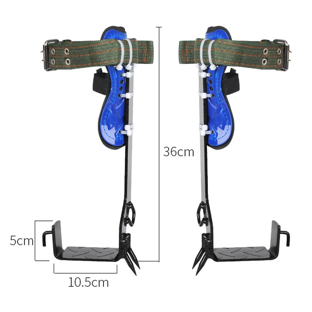 Tree Pole Climbing Spike Set Safety Belt Straps Portable for Outdoor Fruit Pick