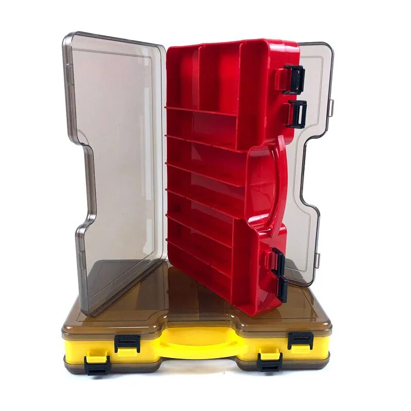 Double Sided Fishing Tackle Box fishing Accessories Tool Storage Boxes - My Store