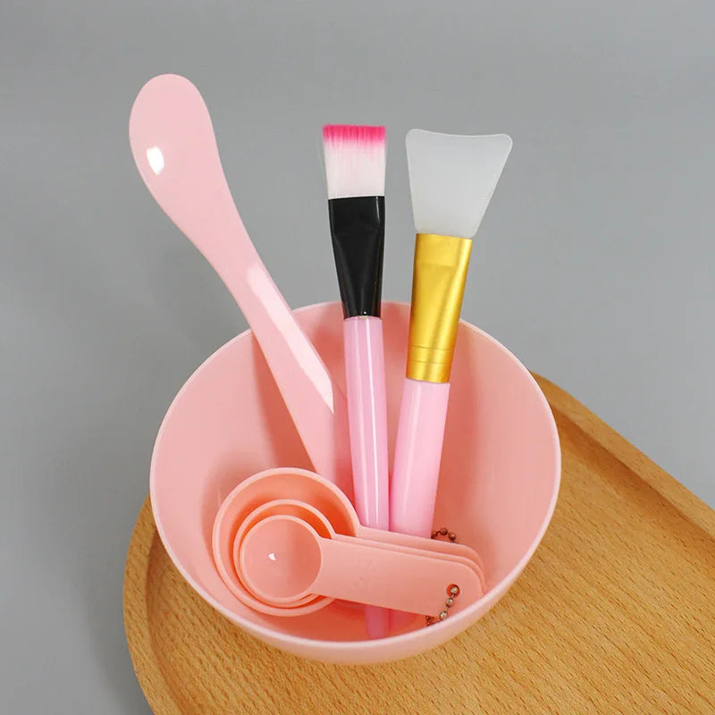 Face Mask Mixing Bowl Set DIY Facemask Mixing Tool with Silicone Mask Bowl Makeup Brushes Spatula Beauty Skin Care Beauty Health