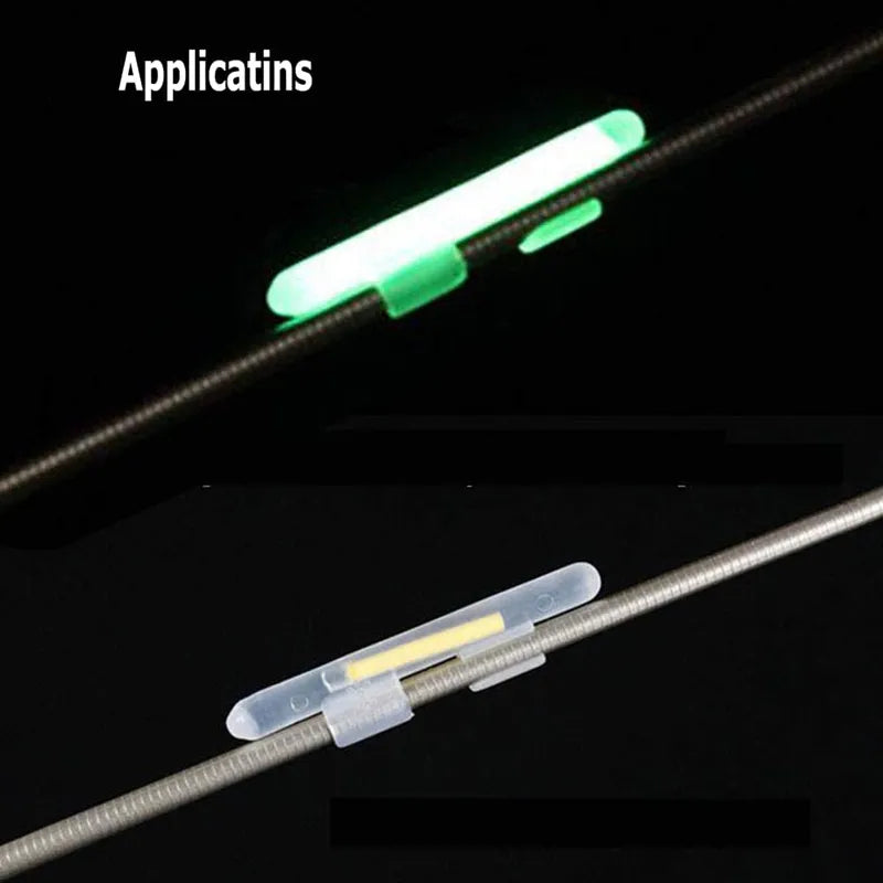 New 100PCS 2.2-4.5mm Night Fishing Float Rod Lights S L Light Dark Glow Stick Useful Fishing Fluorescent Light stick Accessories