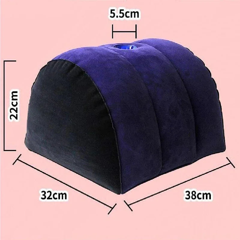 Multifunctional Pillow Toughage Inflatable Cushion Positions Support Air Cushion Triangular Pillow