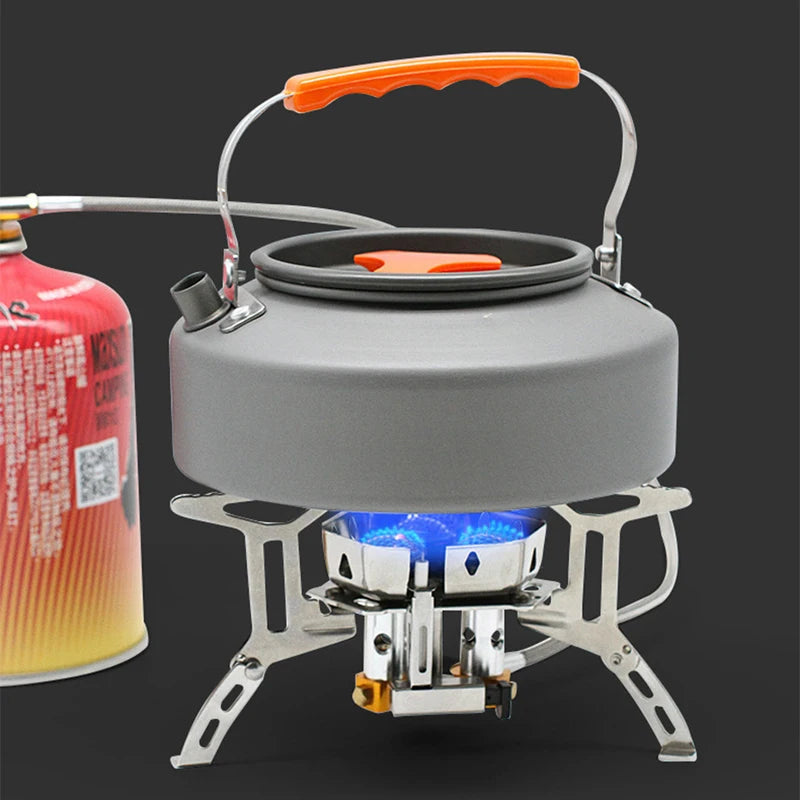 Outdoor Portable Three Core Furnace 1/3 Burners Camp Gas Stove Portable Windproof Burner Folding Ultralight Picnic Cooking Stove