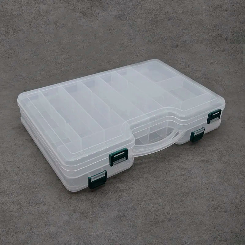 Double Sided Fishing Tackle Box fishing Accessories Tool Storage Boxes - My Store