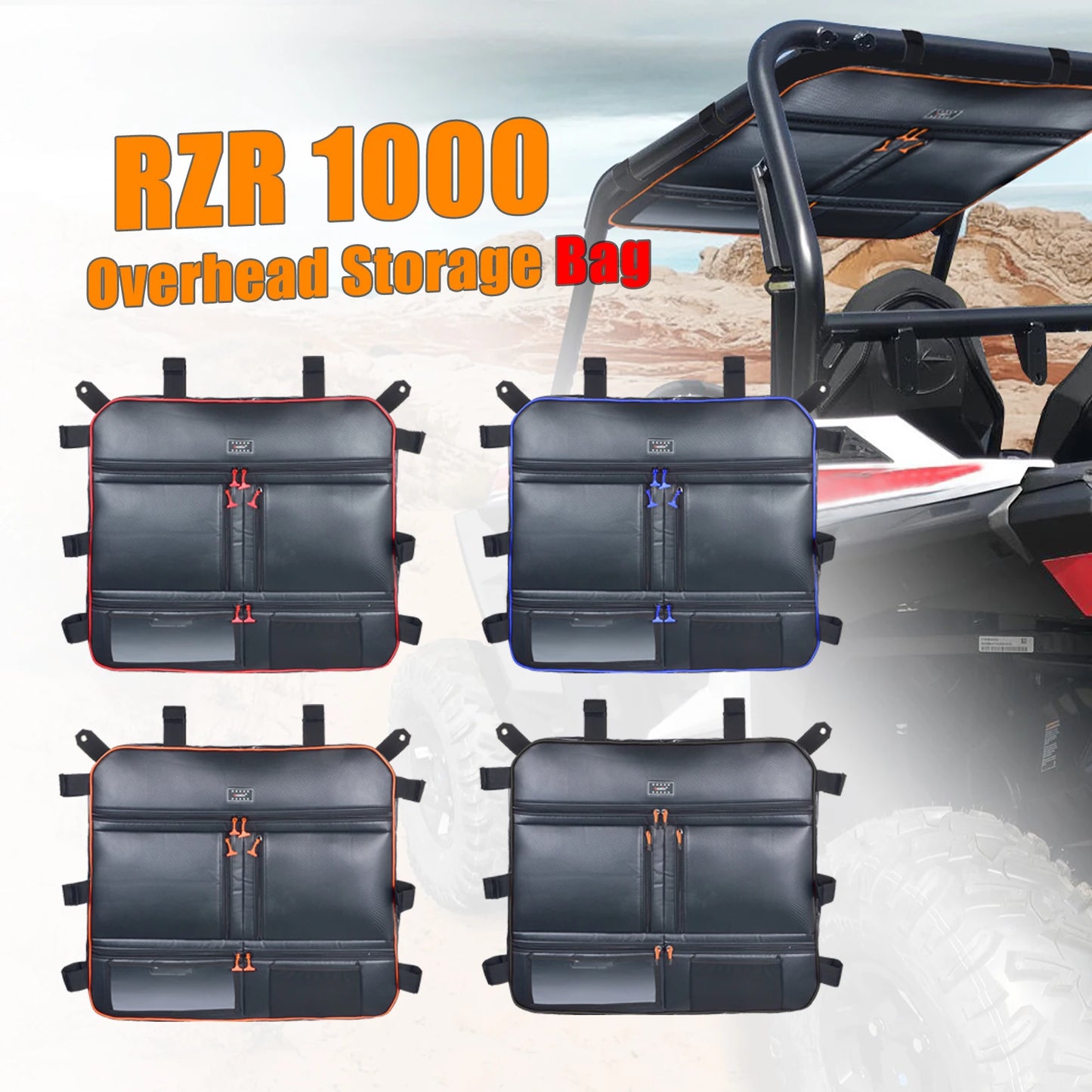 RZR 1000XP Roof Bag Overhead Storage Map Bag