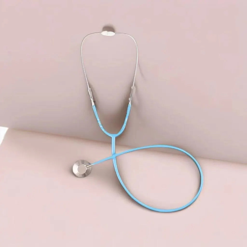 Stethoscope Simulation Of Children Stethoscope Over The Family Science Doctor Play Tools