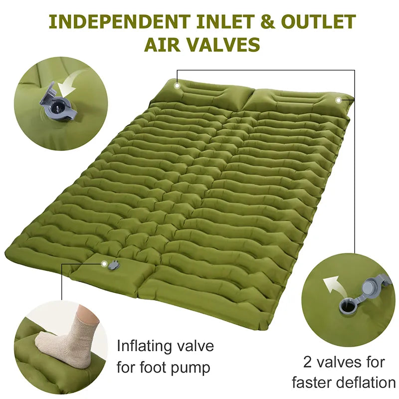 Double Sleeping  Mattress with Pillow - My Store