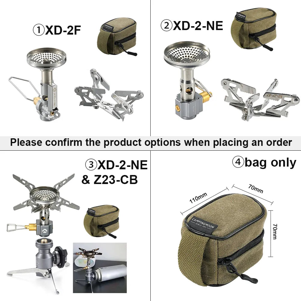 CAMPINGMOON XD-2F Outdoor Split-type Camping Furnace - My Store