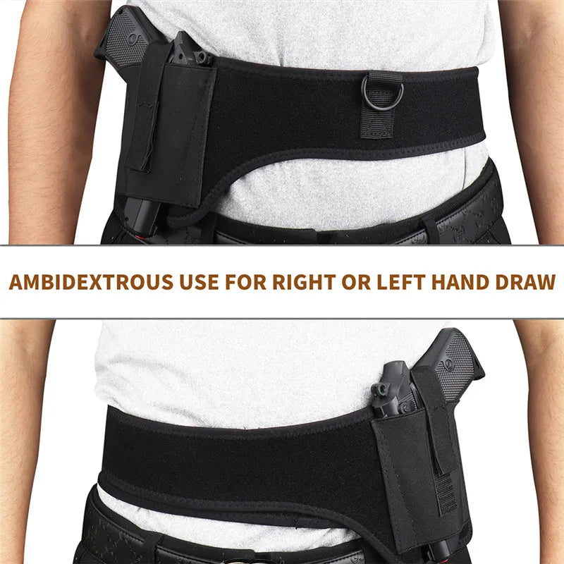 Black Diving Material Underarm Gun Concealed Shoulder Holster Man Outdoor Sports Accessories