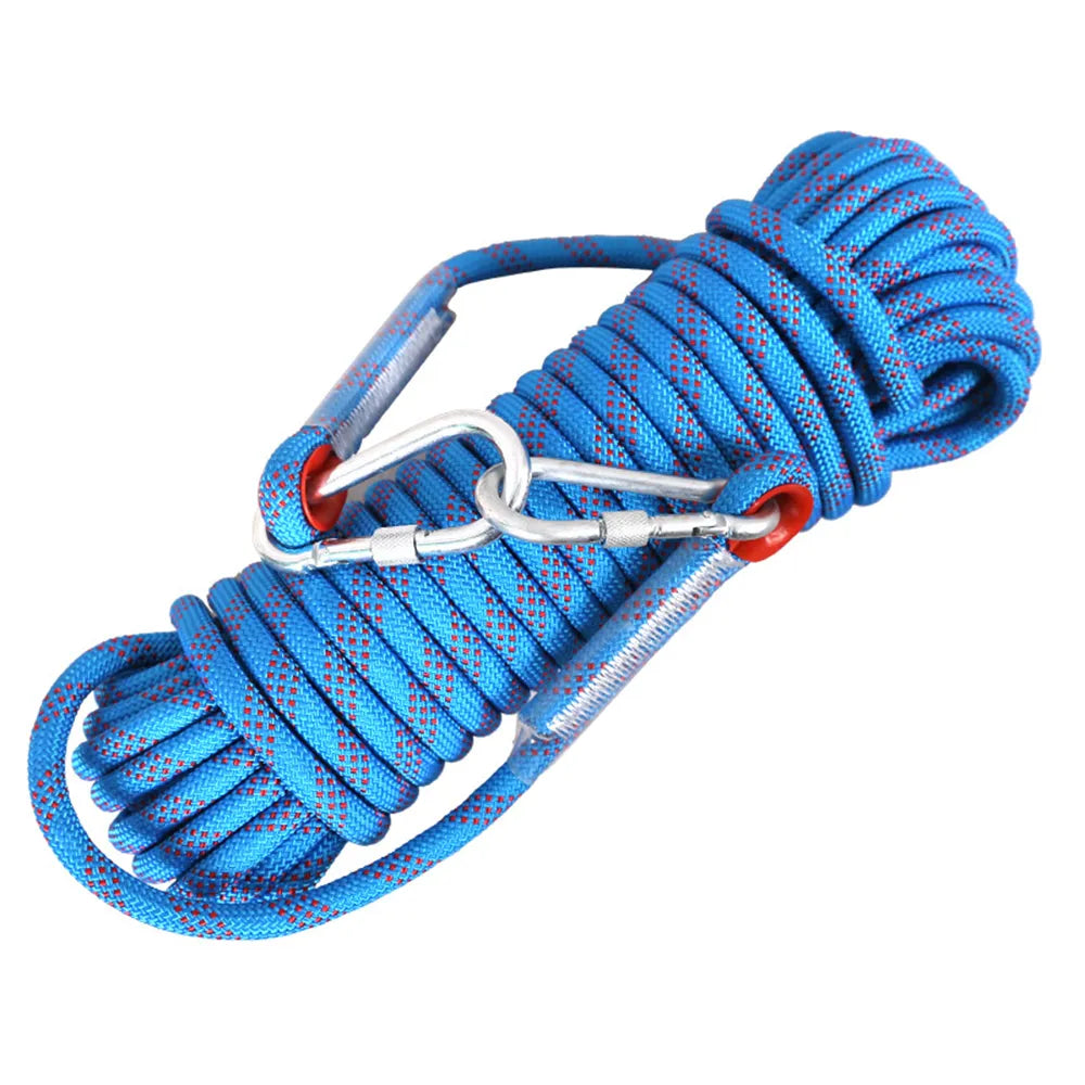 Tomshoo 10mm Rock Climbing Rope 10M/20M/30M Outdoor Static Repelling Rope - My Store