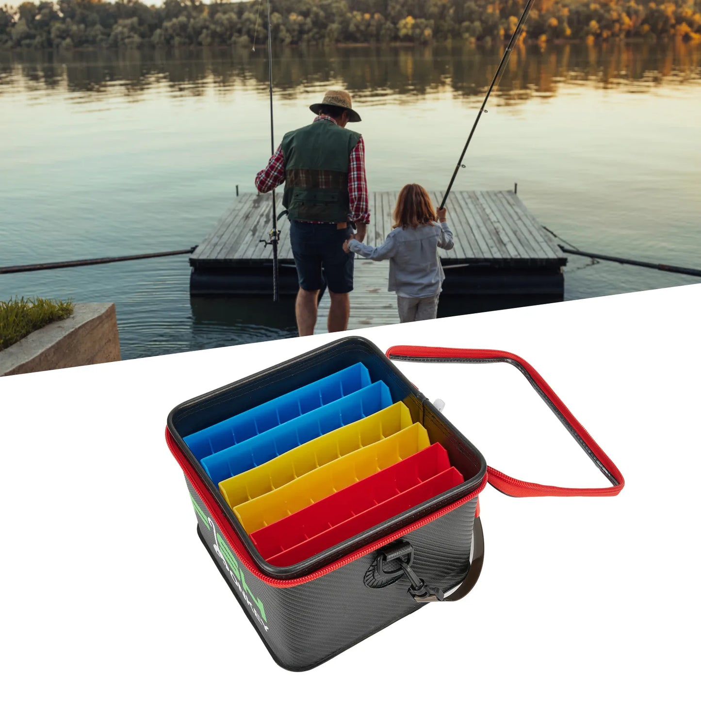 Fishing Lure Storage Case Multi-function Fish Bucket Bag - My Store