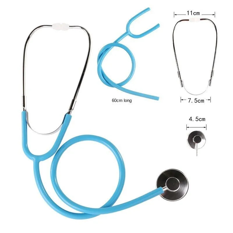 Stethoscope Simulation Of Children Stethoscope Over The Family Science Doctor Play Tools