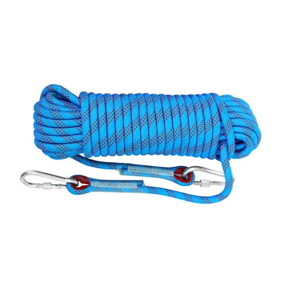 Tomshoo 10mm Rock Climbing Rope 10M/20M/30M Outdoor Static Repelling Rope - My Store