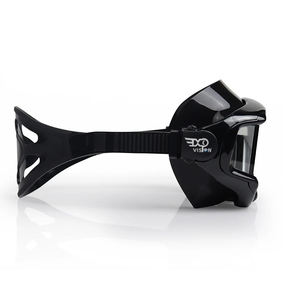 Adult Scuba Diving Mask Pano 3 Panoramic Tempered Glass Snorkeling Dive Mask