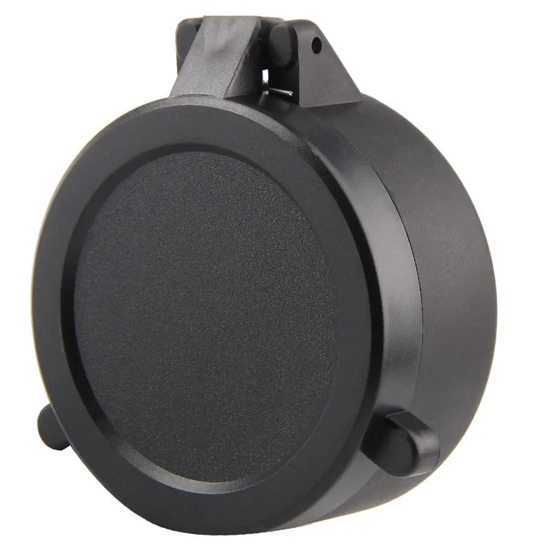 Rifle Scope Lens Cover Flip Spring Up Quick Open Lens Dust Cover Protection Cap for Different Size Hunting Caliber Riflescopes