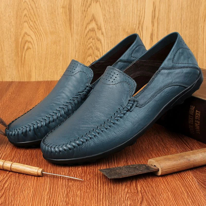 Genuine Leather Men Shoes Casual Luxury Brand Formal Men's Loafers Moccasins Italian Breathable