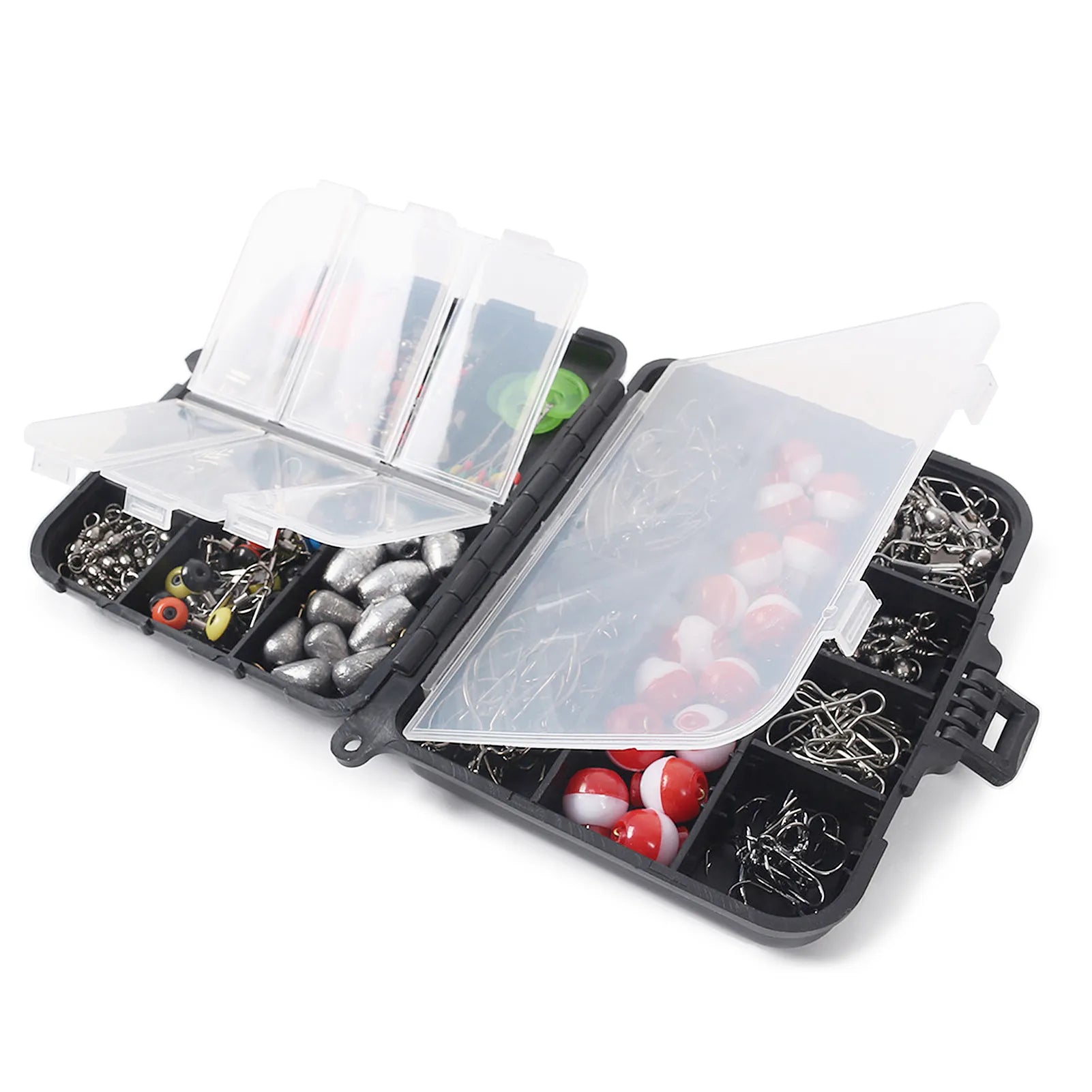 263pcs/Set Fishing Accessories Set with Tackle Box Including Plier - My Store