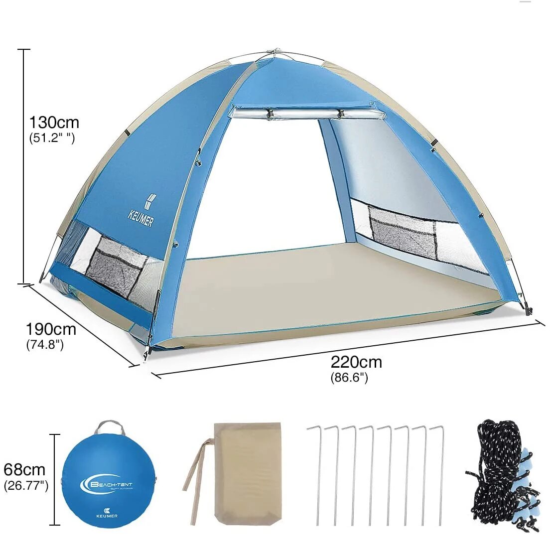 Quick Automatic Opening Tent 2-3 People - My Store