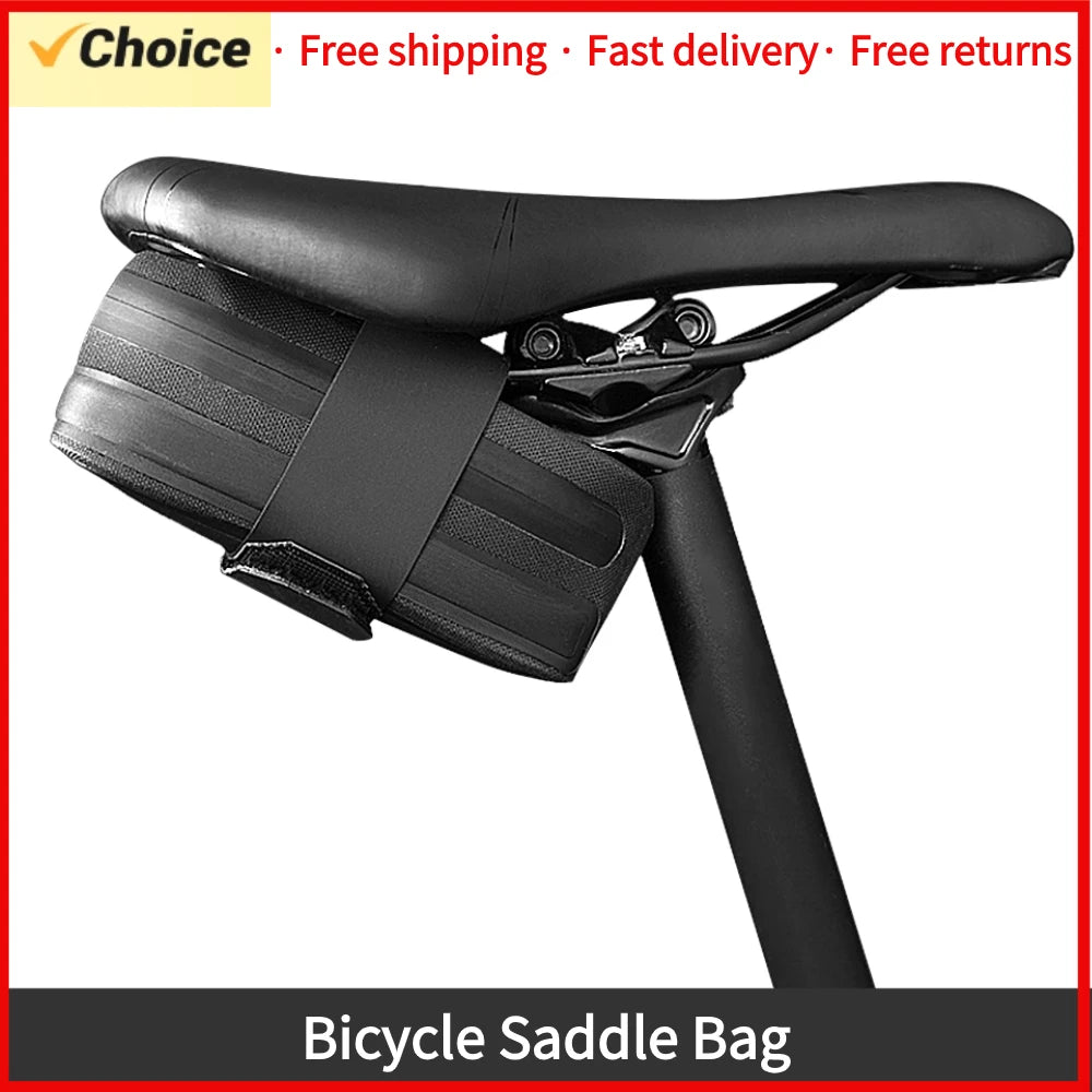 SAHOO Bicycle Saddle Bag Reflective Cycling Rear Seat Post Large Capacity Case Water Resistant