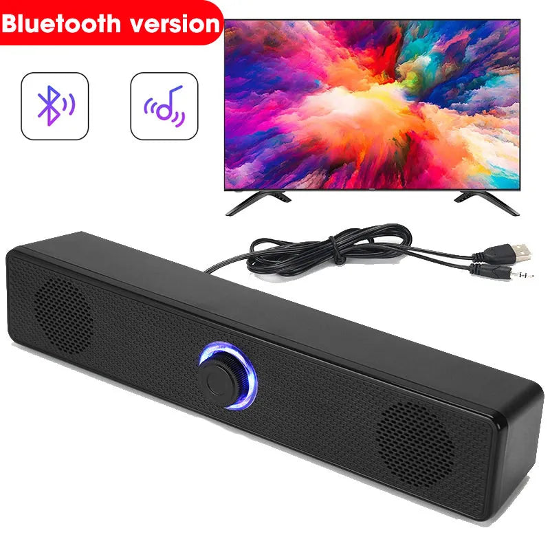 Home Theater Sound System Bluetooth Speaker 4D Surround Soundbar Computer Speaker For TV Soundbar Box Subwoofer Stereo Music Box